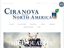 Tablet Screenshot of ciranova-na.com